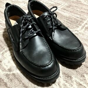 Sperry x Herschel Men’s Authentic Original 3 Eye Boat Shoe black leather size 12